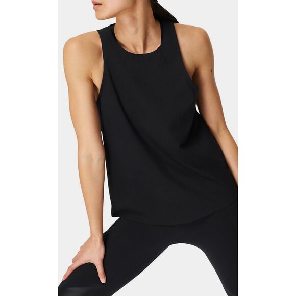 NWT SWEATY BETTY Black Power Mission Workout Tank Top Womens Small - Picture 8 of 9